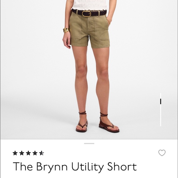 Madewell Brynn Women's Brown Cargo Shorts. NWOT - Picture 9 of 9